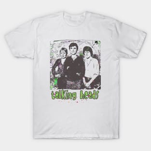 Talking Heads Retro Style Fan Art T-Shirt